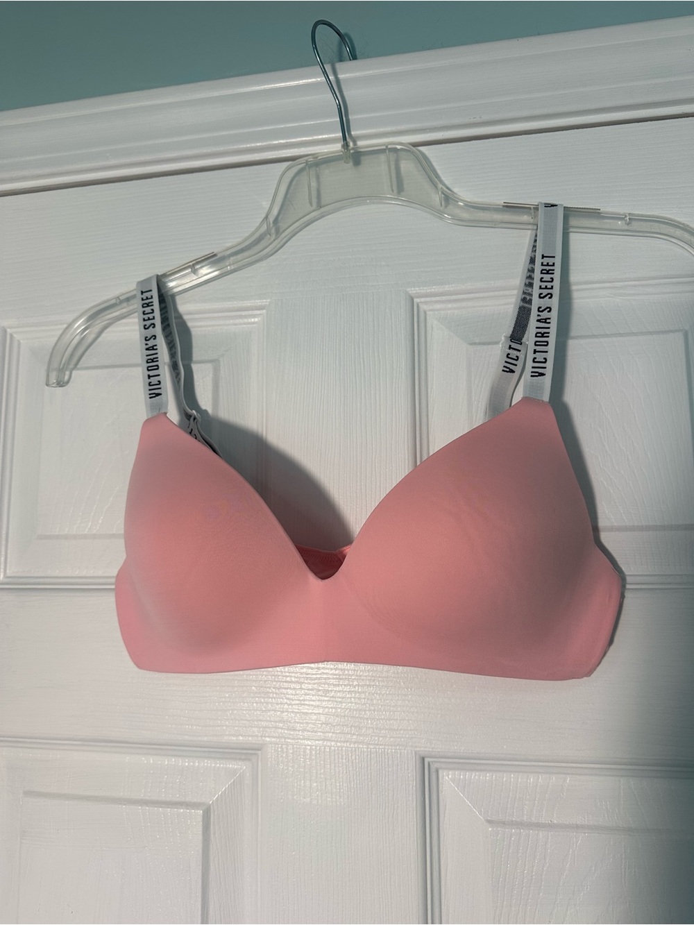 Victoria's Secret Pink Molded T-Shirt Bra with Branded Elastic Straps
